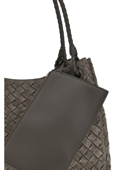 Bottega Veneta Women Suede Paracadute Shoulder Bag
