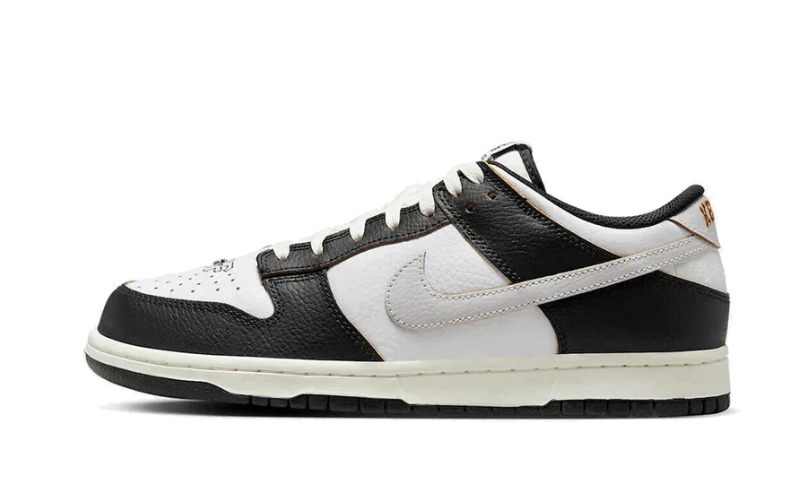 Nike SB Dunk Low Shoes Black White-Orange