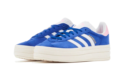 adidas Originals Gazelle Bold Shoes Semi Lucid Blue True Pink Core White