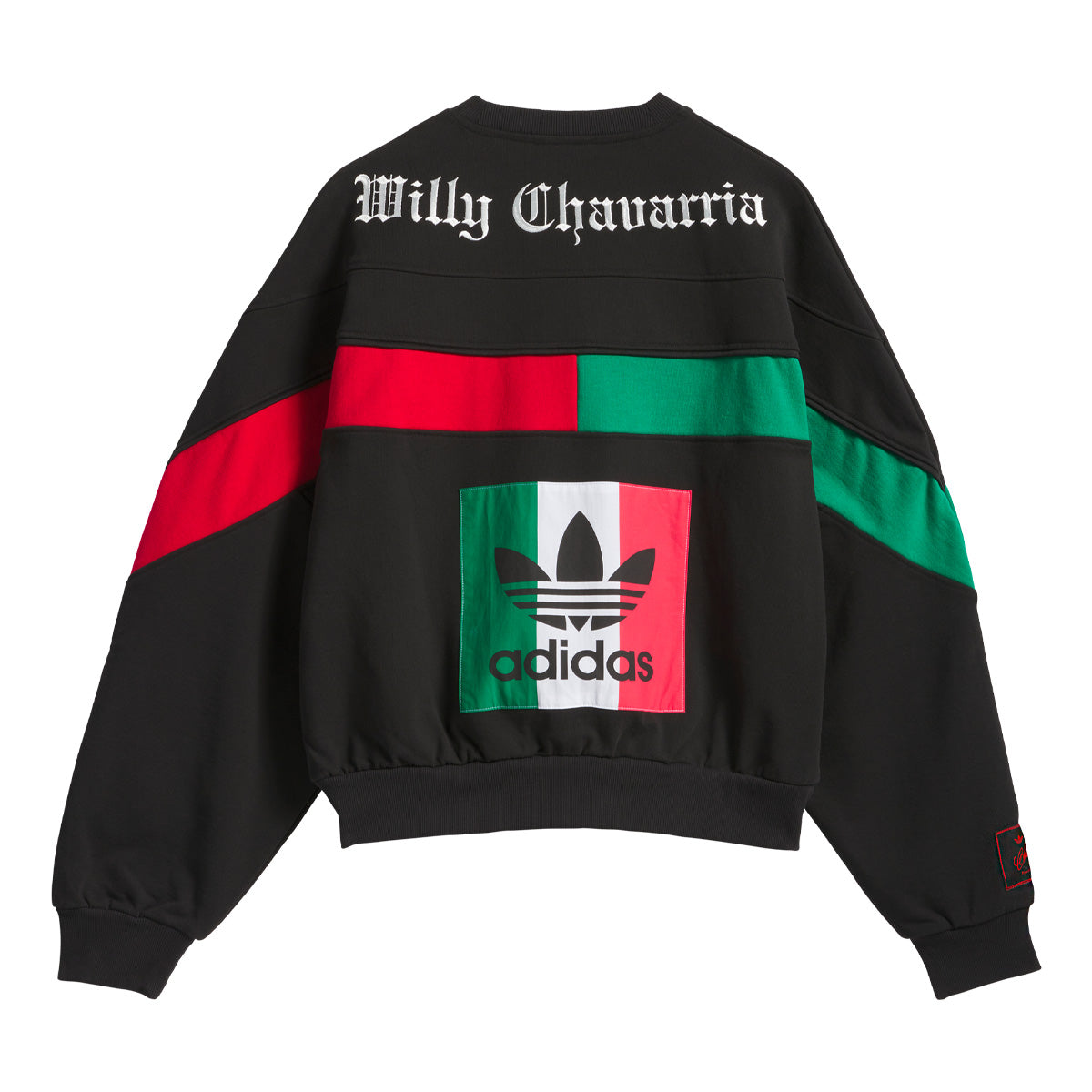 '+ Willy Chavarria Bball Fleece Crewneck Sweatshirt 'Black'