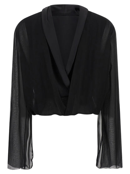 Alberta Ferretti Women Chiffon Shirt