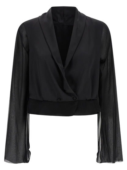 Alberta Ferretti Women Chiffon Shirt