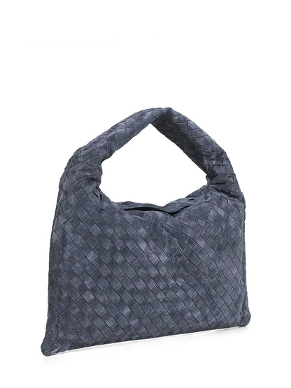Bottega Veneta Women Graphite Hop Small Shoulder Bag