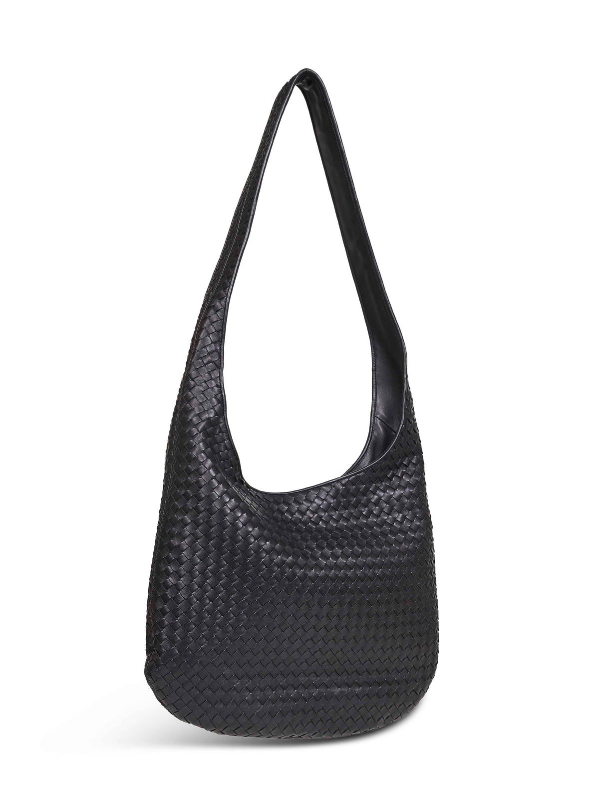Bottega Veneta Men Black Veneto Large Crossbody Bag