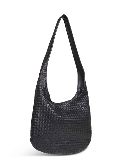 Bottega Veneta Men Black Veneto Large Crossbody Bag