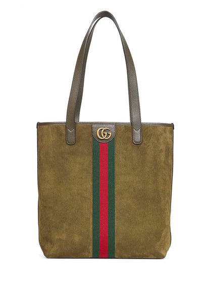 Gucci Men Green Ophidia Medium Shopping Bag