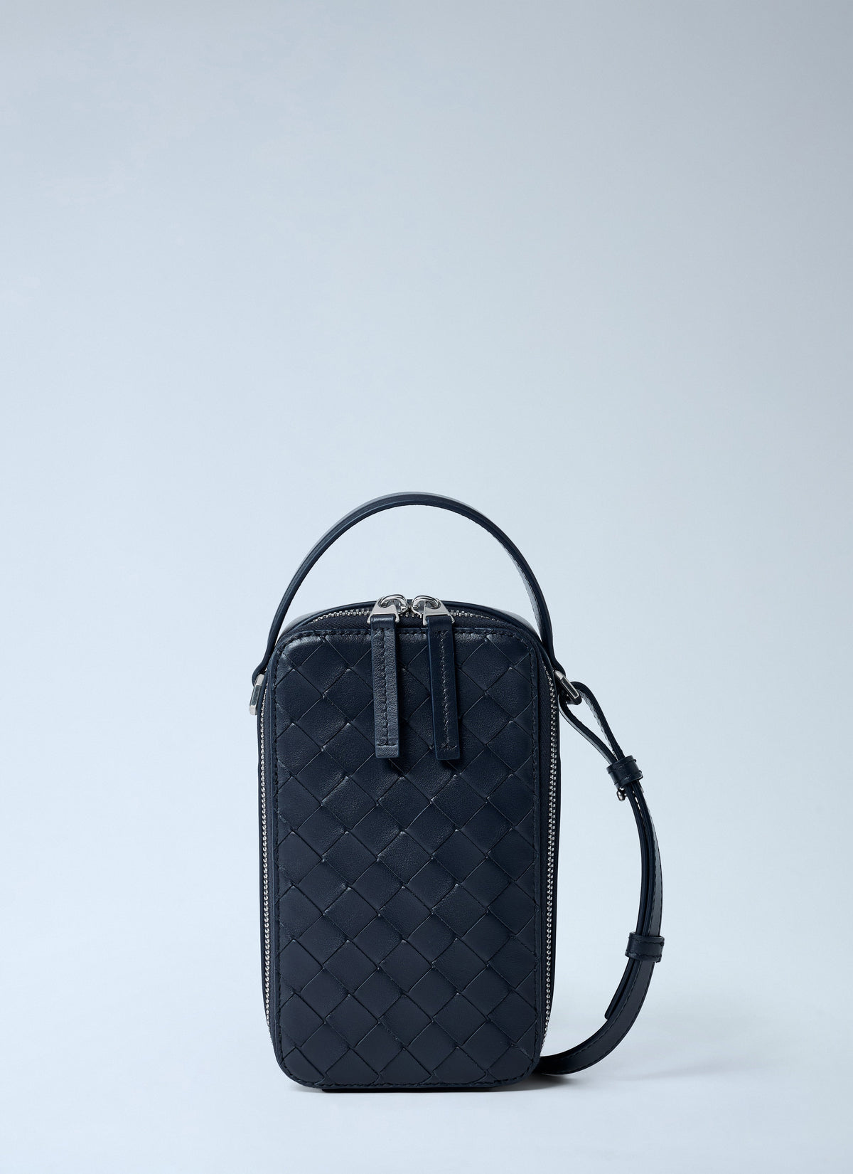 Bottega Veneta Men Getaway Phone Crossbody Bag
