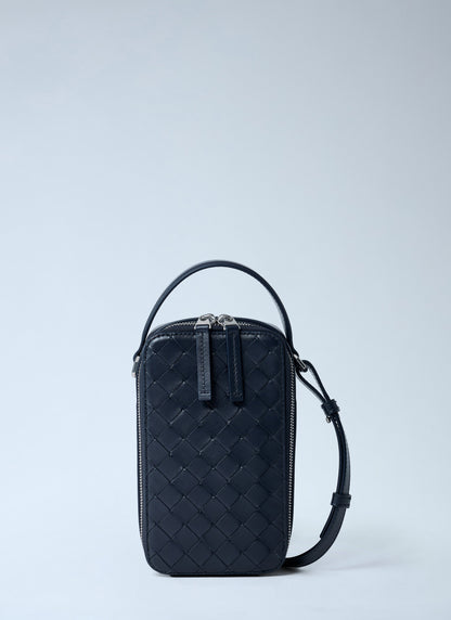 Bottega Veneta Men Getaway Phone Crossbody Bag