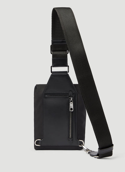 Dolce & Gabbana Men Logo Plaque Nylon Belt Bag