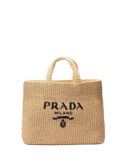 Prada Women Crochet Tote Bag