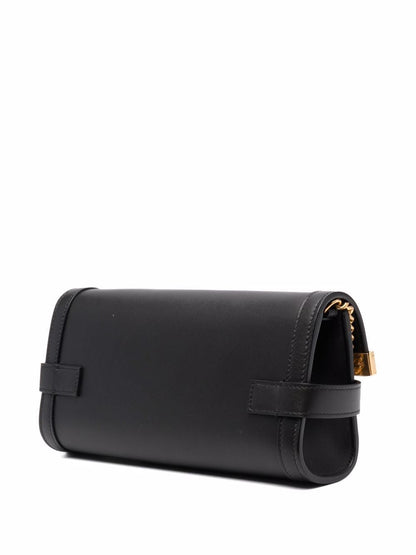 Balmain Women B-Buzz 23 Leather Shoulder Bag