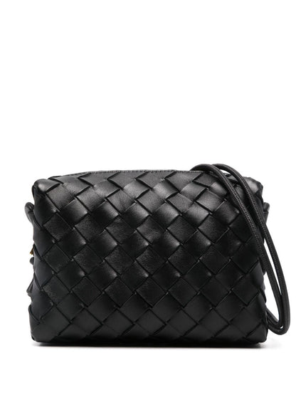 Bottega Veneta Women Loop Mini Leather Crossbody Bag