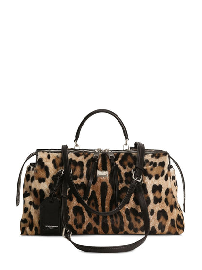 Dolce & Gabbana Women Vittoria Leo Print Handbag