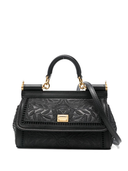 Dolce & Gabbana Women Sicily Small Embroidered Handbag