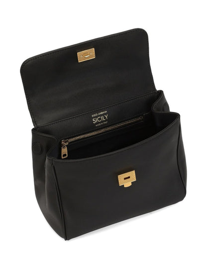 Dolce & Gabbana Women Sicily Soft Leather Handbag