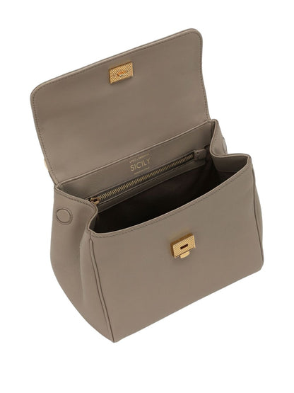 Dolce & Gabbana Women Sicily Soft Leather Handbag