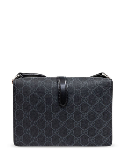 Gucci Men Gg Supreme Crossbody Mini Bag
