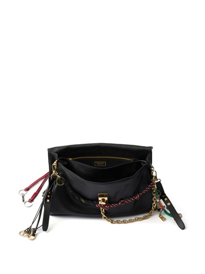 Prada Women Prada Soft Sound Large Leather Shoulder Bag