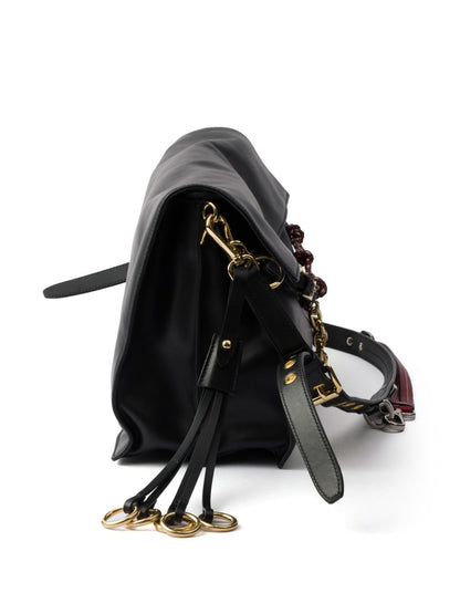 Prada Women Prada Soft Sound Large Leather Shoulder Bag