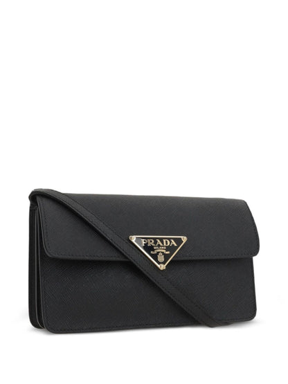 Prada Women Prada Arqué Saffiano Leather Shoulder Bag