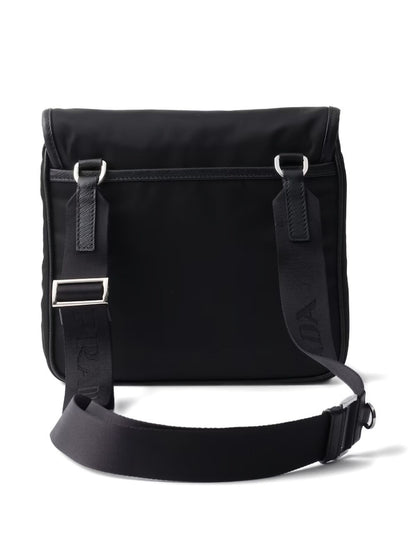 Prada Men Re-Nylon And Saffiano Crossbody Bag