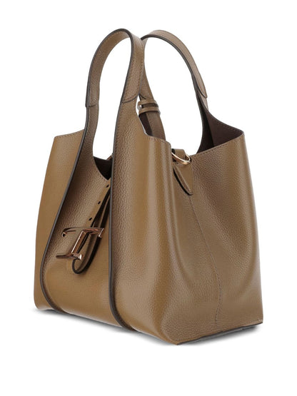 Tod's Women Mini Leather Shopping Bag