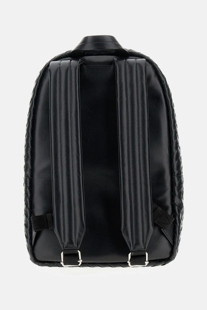 Bottega Veneta Men Leather Messenger Backpack