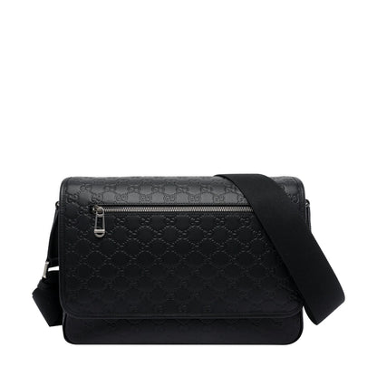 Gucci Men Medium Gg Emblem Crossbody Bag
