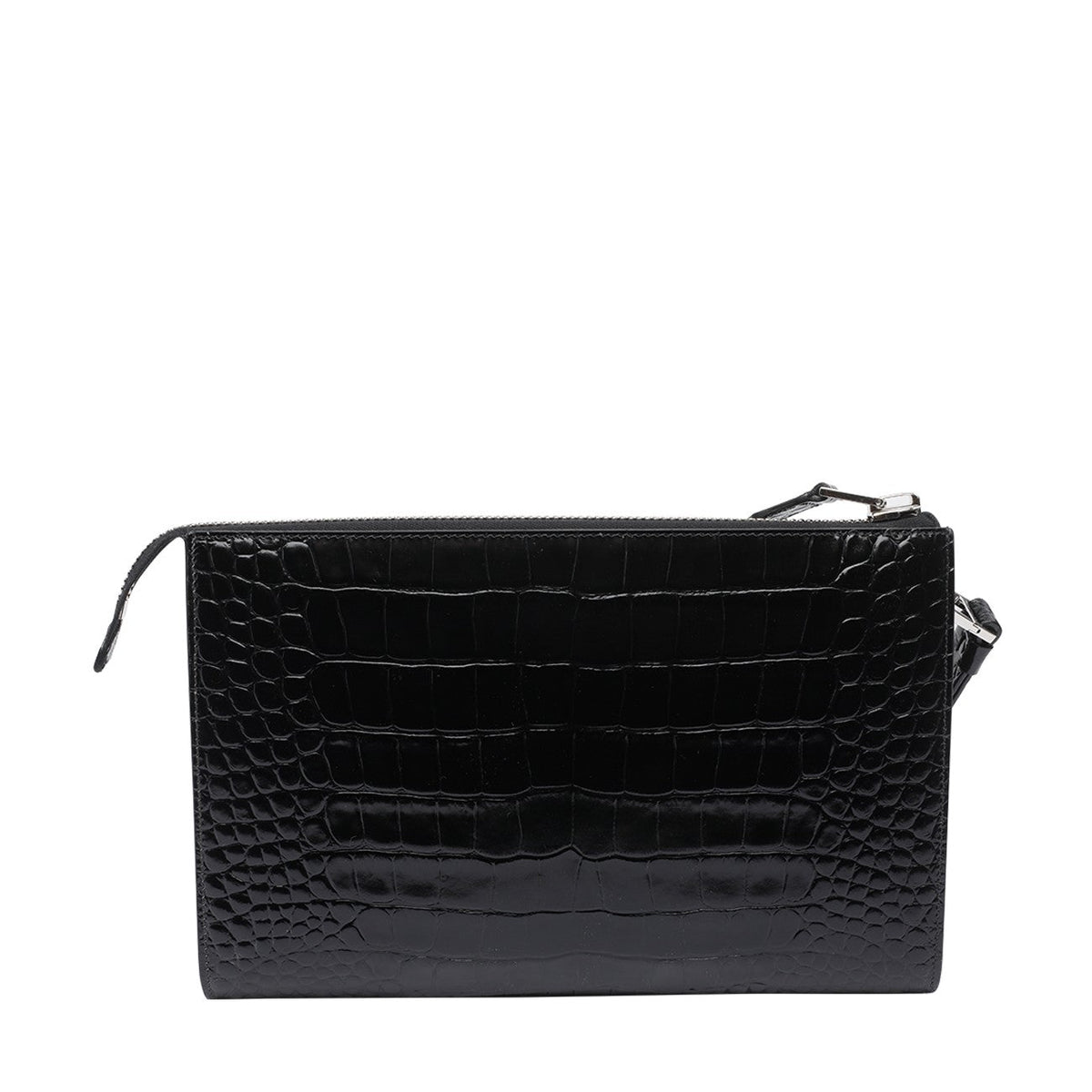 Tom Ford Men Mini Croco Flat Pouch