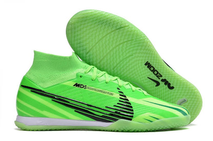 Nike Mercurial Superfly 9 Academy Multi-Ground High-Top Soccer Cleats Green Strike Stadium Green Black