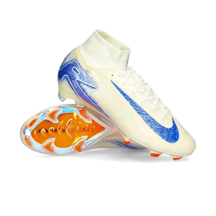 Nike Mercurial Superfly 10 Elite Blueprint FG High-Top Soccer Cleats Racer Blue White