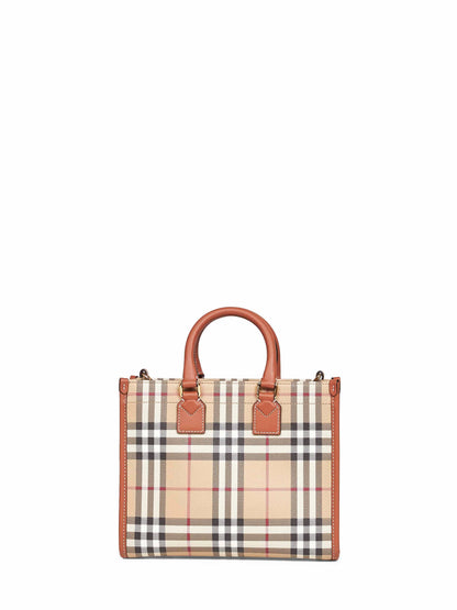 Burberry Women Archive Beige Freya Mini Tote Bag