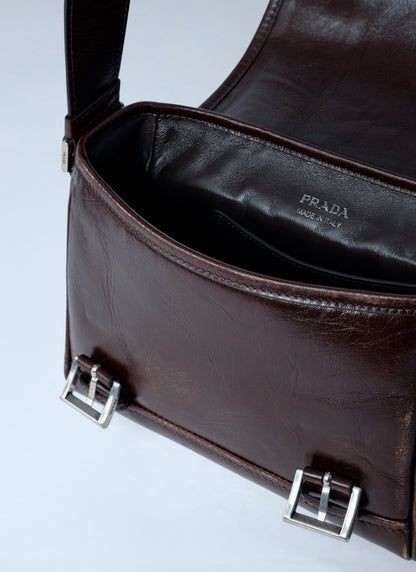 Prada Men Leather Explore Crossbody Bag