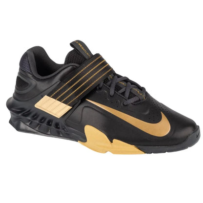 Nike Savaleos Weightlifting Shoes Gold Black