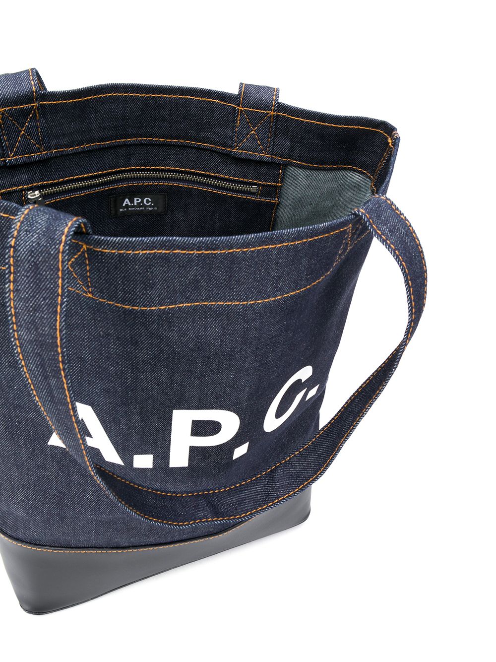 A.P.C. Men Axel Denim Tote Bag