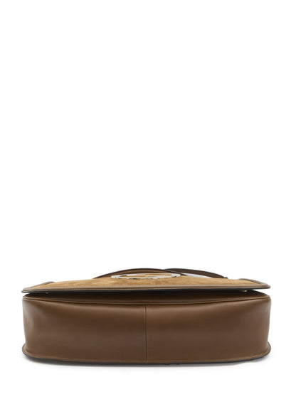 Gucci Women Gucci Blondie Suede Leather Handbag