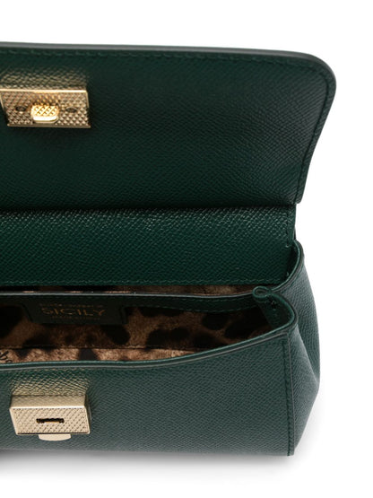 Dolce & Gabbana Women Sicily Small Leather Handbag
