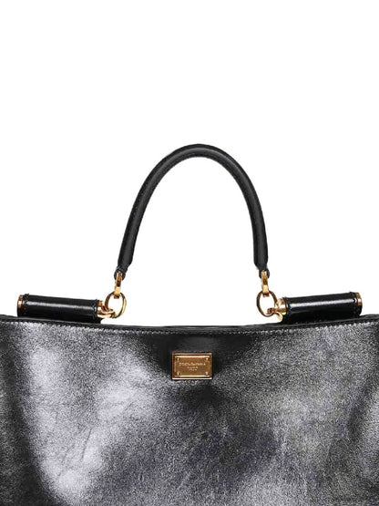Dolce & Gabbana Women Vittoria Leather Handbag