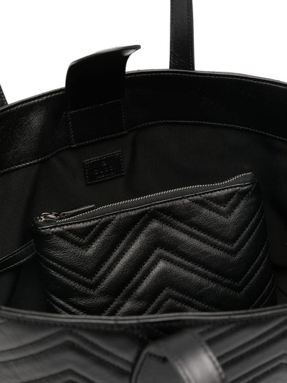 Gucci Women Gg Marmont Leather Tote Bag