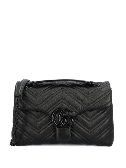 Gucci Women Gg Marmont Leather Shoulder Bag