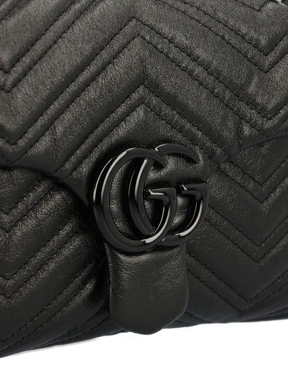 Gucci Women Gg Marmont Leather Shoulder Bag