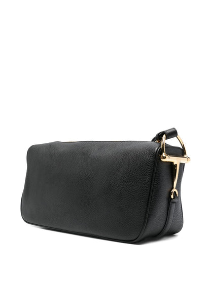 Gucci Women Half Horsebit Medium Leather Shoulder Bag