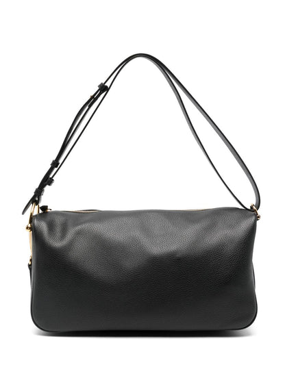 Gucci Women Half Horsebit Leather Shoulder Bag