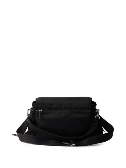 Prada Men Prada Explore Re-Nylon And Leather Crossbody Bag