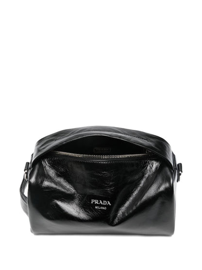 Prada Men Leather Crossbody Bag