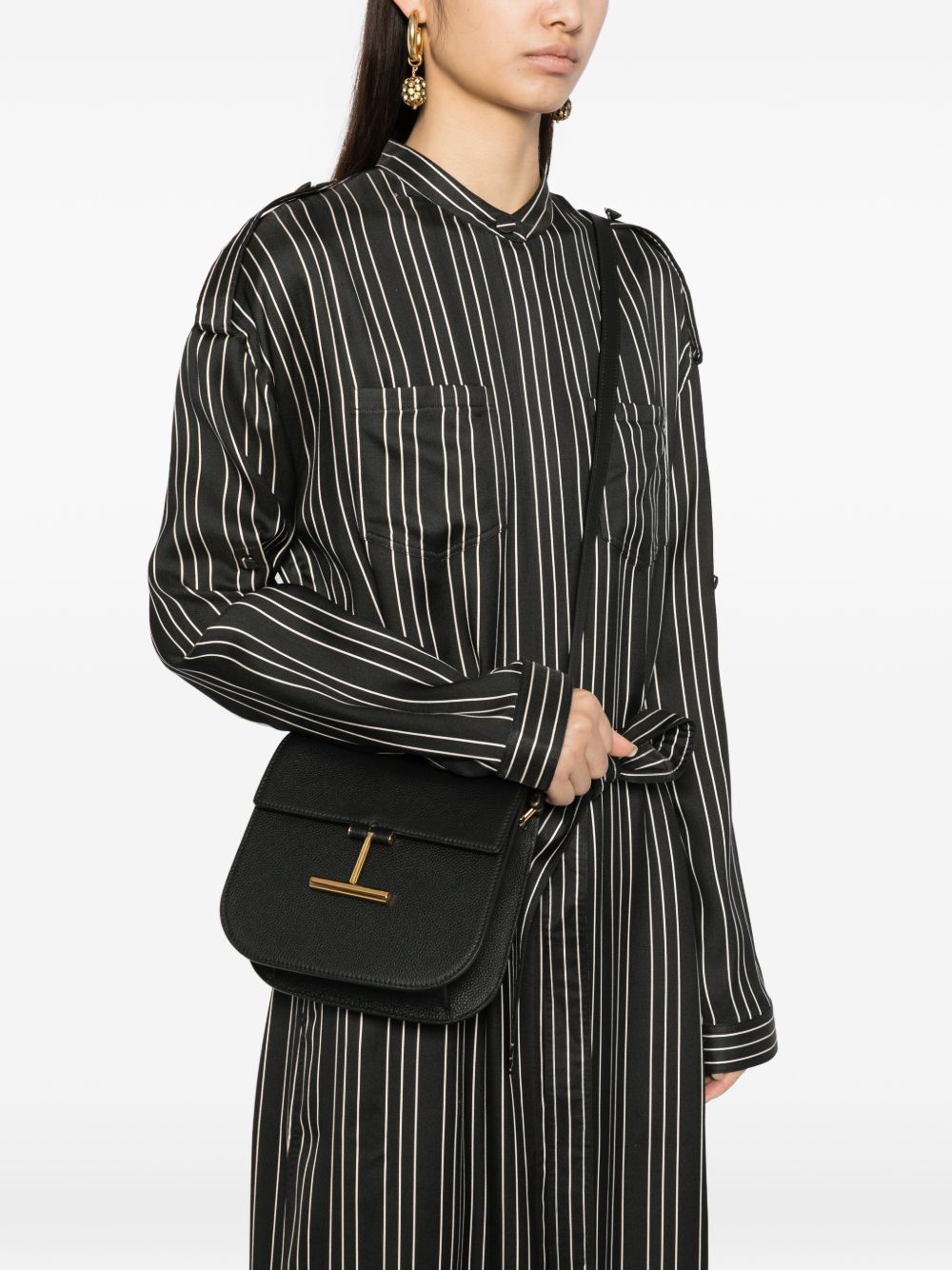 Tom Ford Women Tara Mini Leather Crossbody Bag